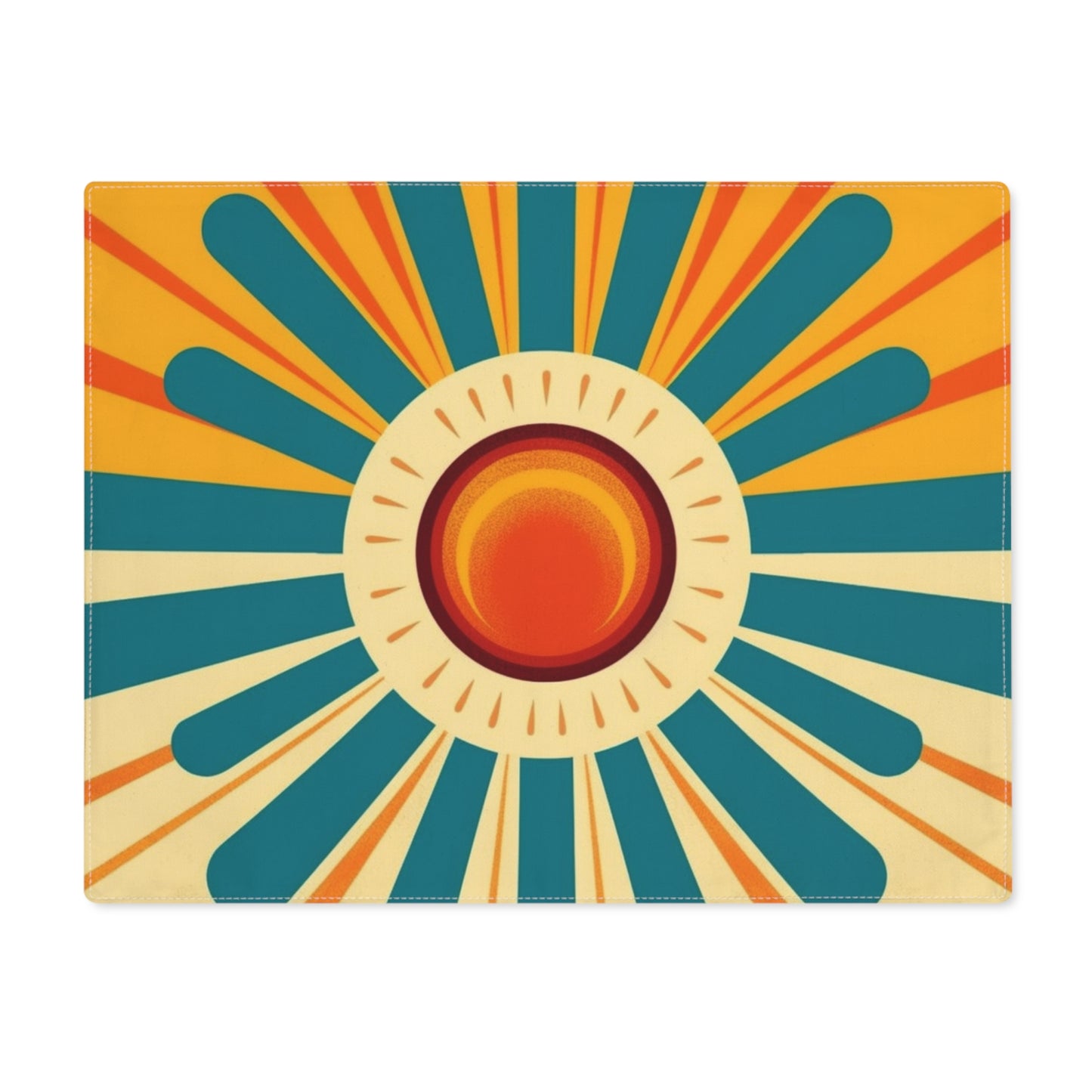 Atomic Age Sunshine: Midcentury Modern Sun Placemat