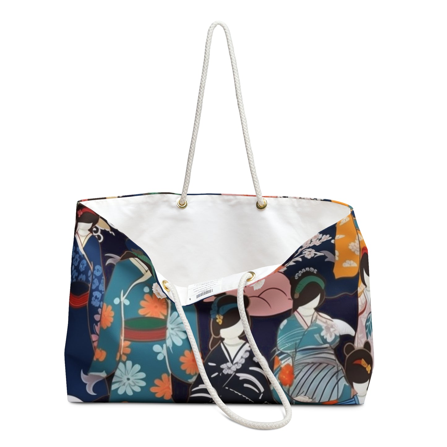 Kimono Dreams Weekender Bag: Experience Japanese Elegance