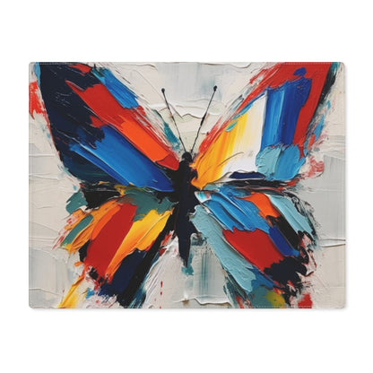 Abstract Placemat for Art Lovers: Butterfly-Inspired Delight