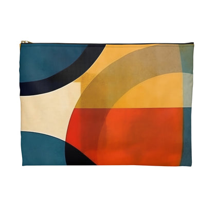 Best Midcentury Modern Geometric Art Accessory Pouch: Elevate Your Style with Abstract Sophistication