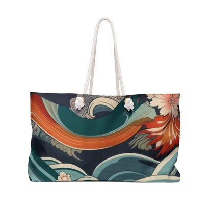 Elegant Kimono Weekender Bag: Embrace Japanese Artistry