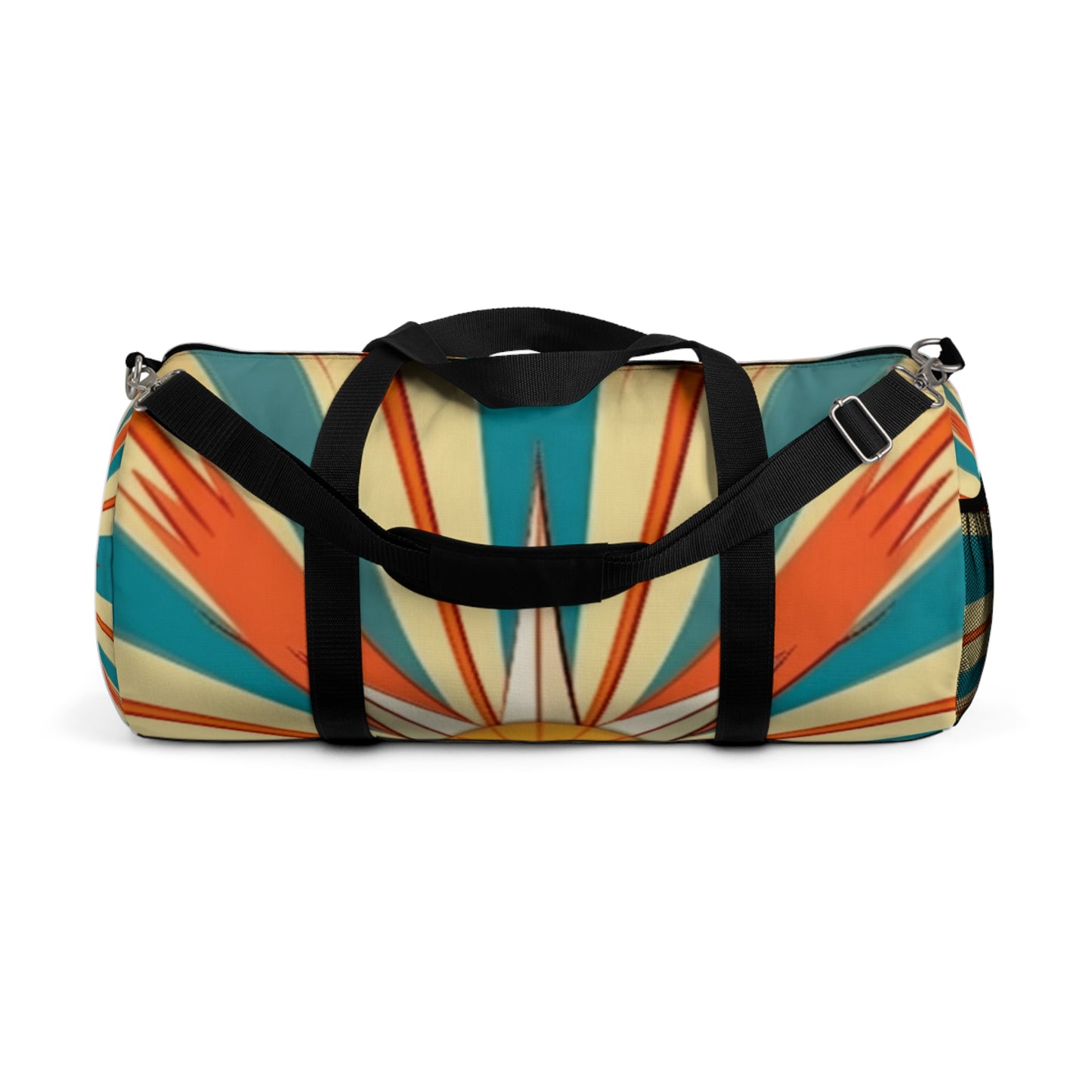 Swinging Sixties Style meets Starburst Candy Colored: Make a Fashion Statement with our Retro Duffel Bag