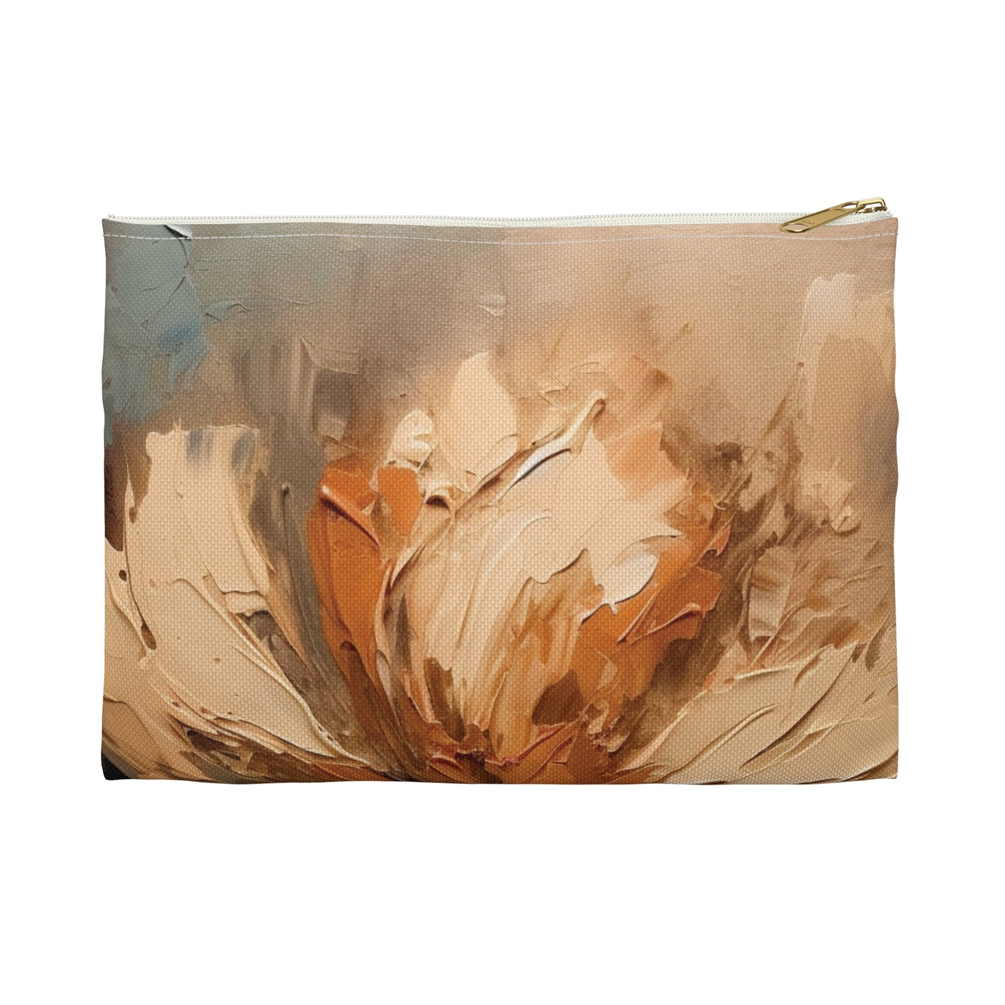 Artistic Fusion: Accessory Pouch Infused with Tan Hua-Inspired Abstract Art