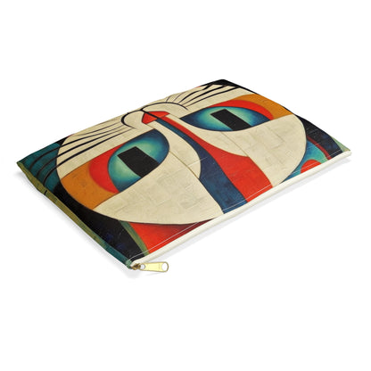 Artistic Vintage Vibes: Picasso-Inspired Midcentury Modern Accessory Pouch for Retro Fashion