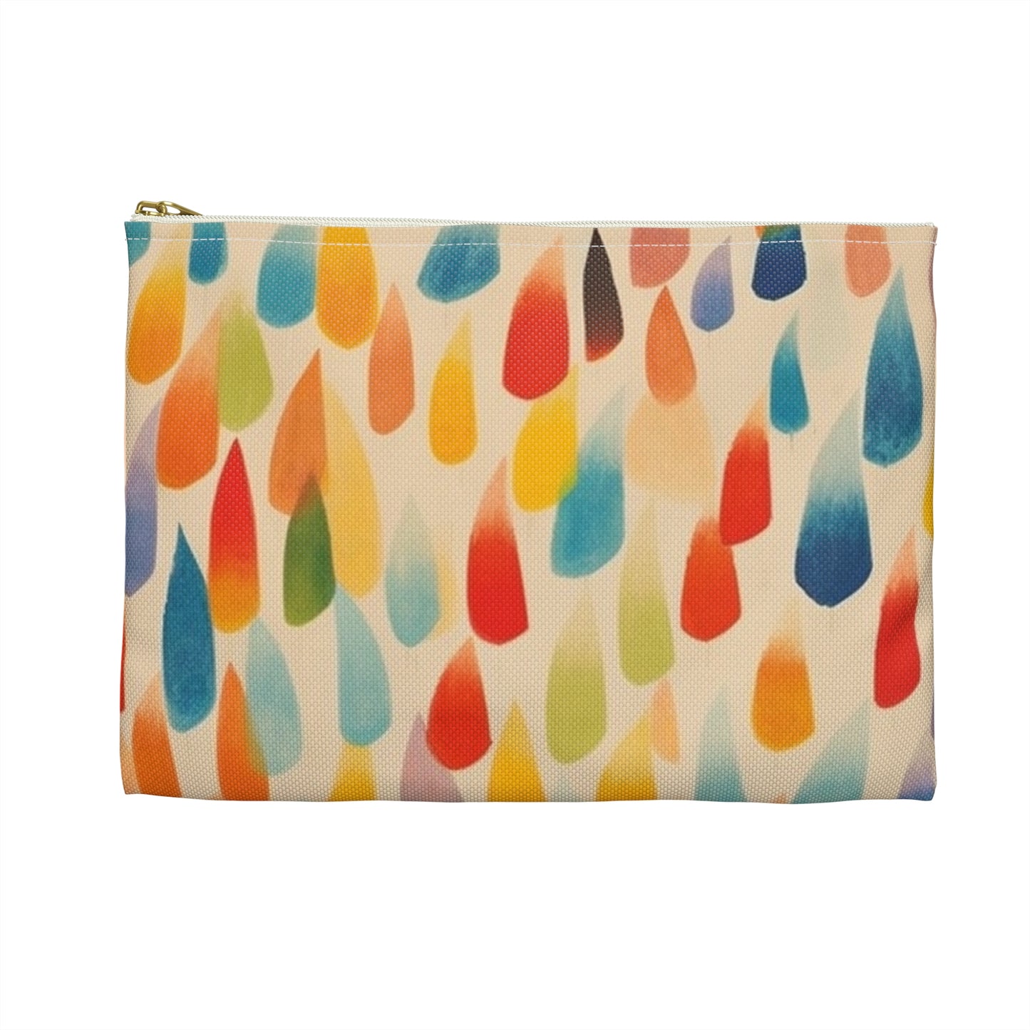 Energetic Abstraction: Colorful Shapes Accessory Pouch