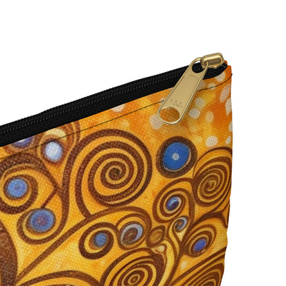 The Tree of Life Accessory Pouch: A Modern Art Tribute to Gustav Klimt