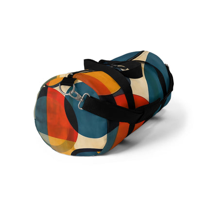 Geometric Abstract Expression: Fuse Art and Fashion with our Duffel Bag