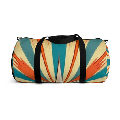 Swinging Sixties Style meets Starburst Candy Colored: Make a Fashion Statement with our Retro Duffel Bag