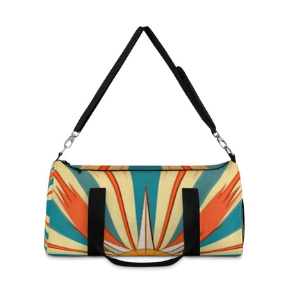 Swinging Sixties Style meets Starburst Candy Colored: Make a Fashion Statement with our Retro Duffel Bag