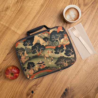 Tapestry Treasures: Japanese-inspired Lunch Bag for Art Lovers