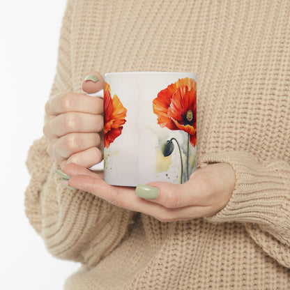 Embrace the Beauty of Watercolor with Ceramic Mug: Flower Edition