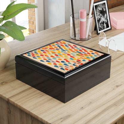 Ellsworth Kelly-inspired Shapes Jewelry Box: Vibrant and Energetic Design