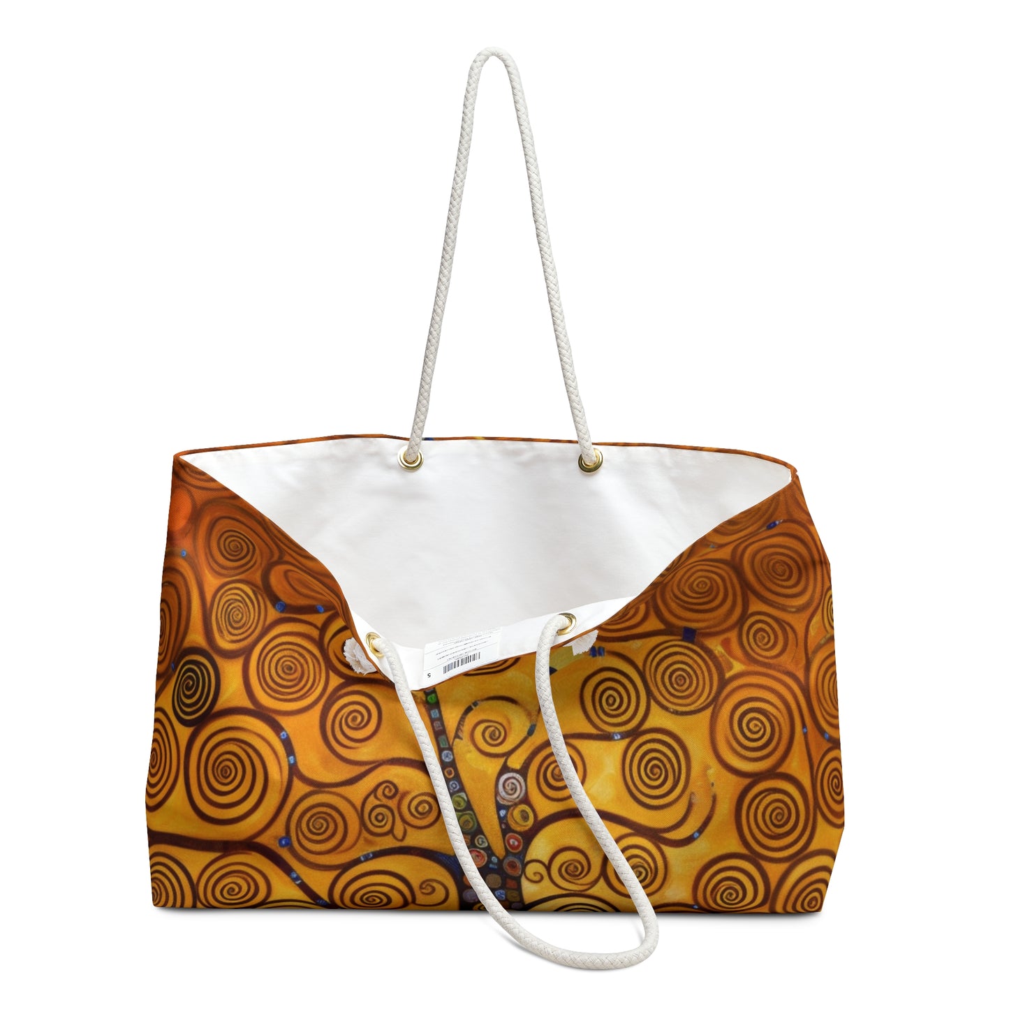 Symbolic Harmony: Gustav Klimt Tree of Life Weekender Bag, Embrace Artistic Elegance