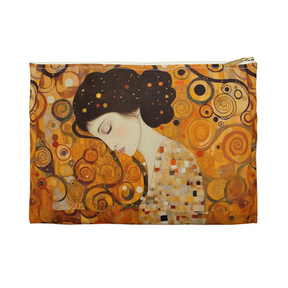 Gustav Klimt Inspired Accessory Pouch: A Tribute to the Iconic Art of the Vienna Secession