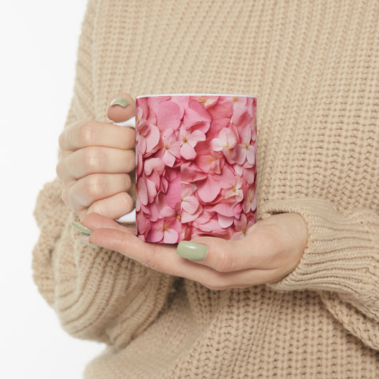 Ceramic Mug: Cherry Blossom Serenity - Embrace Tranquility with Every Sip