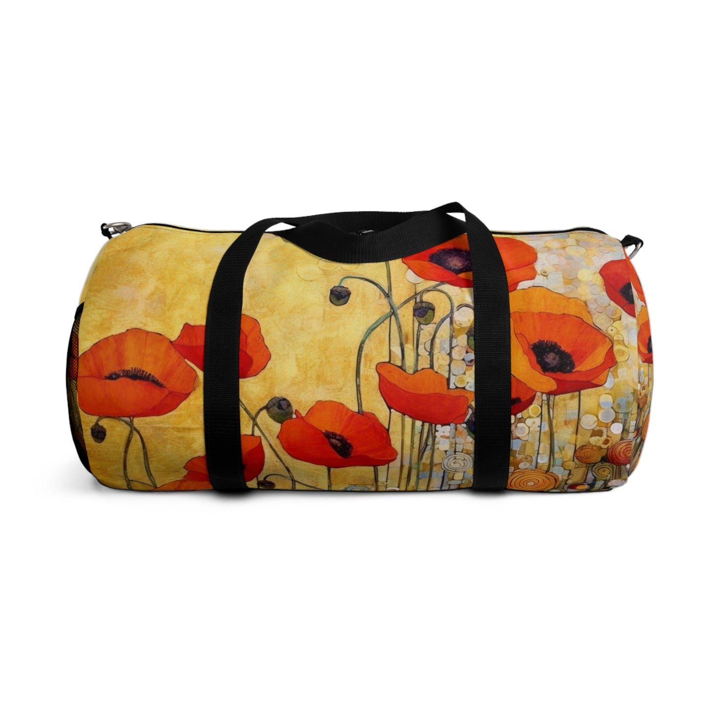 Elevate Your Style: Duffel Bag Adorned with Gustav Klimt's Poppies