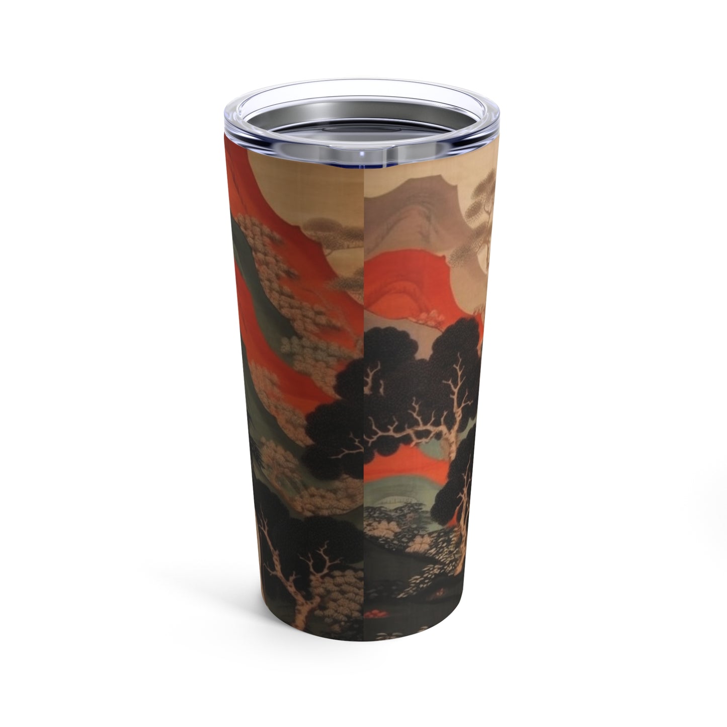 Custom Japanese Tapestry on a Tumbler - Elevate Your Drink Experience with Unique Artistic Expression