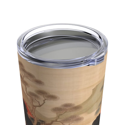 Custom Japanese Tapestry on a Tumbler - Elevate Your Drink Experience with Unique Artistic Expression