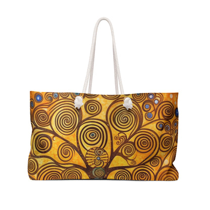 The Tree of Life Weekender Bag: A Modern Art Tribute to Gustav Klimt