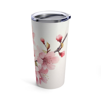 Watercolor Cherry Blossom Tumbler