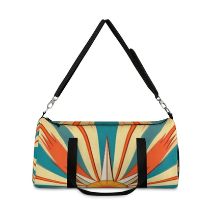 Swinging Sixties Style meets Starburst Candy Colored: Make a Fashion Statement with our Retro Duffel Bag