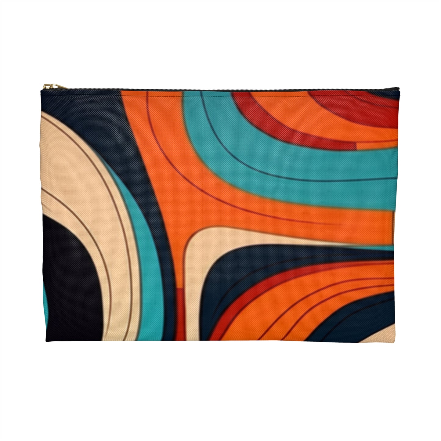 Midcentury Abstractions: Abstract-Inspired Accessory Pouch