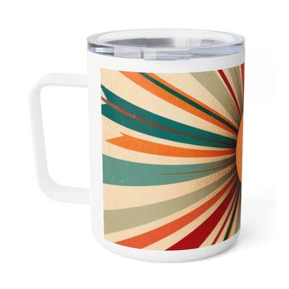 Starburst Elegance: Insulated Coffee Mug for Stylish and Minimalist Home Decor