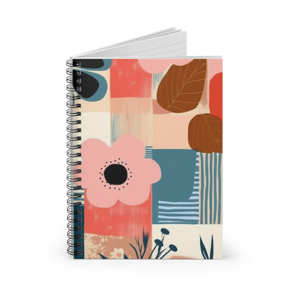 Abstract Expressions: Modern Art-Inspired Midcentury Modern Notebook with Timeless Design