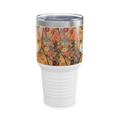 Art Nouveau Essence: Klimt-Inspired Ringneck Tumbler