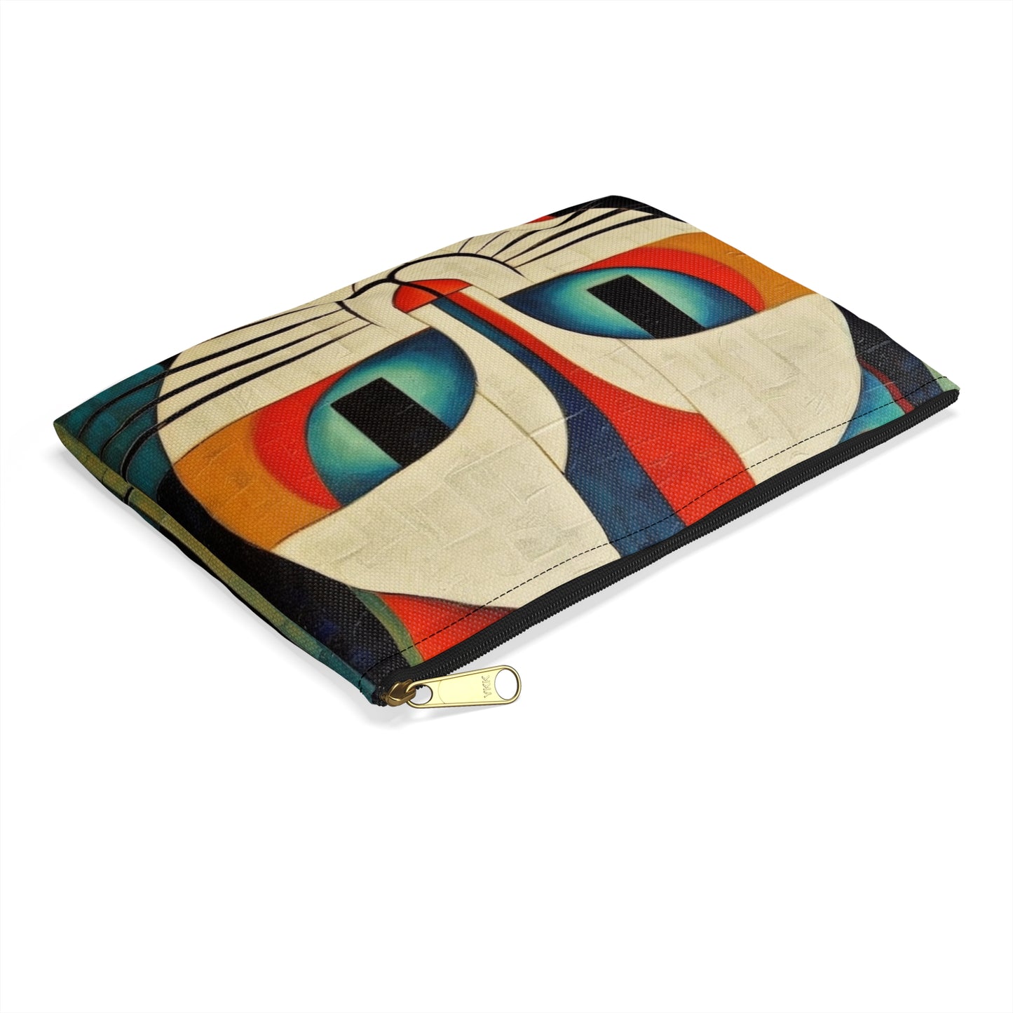 Artistic Vintage Vibes: Picasso-Inspired Midcentury Modern Accessory Pouch for Retro Fashion