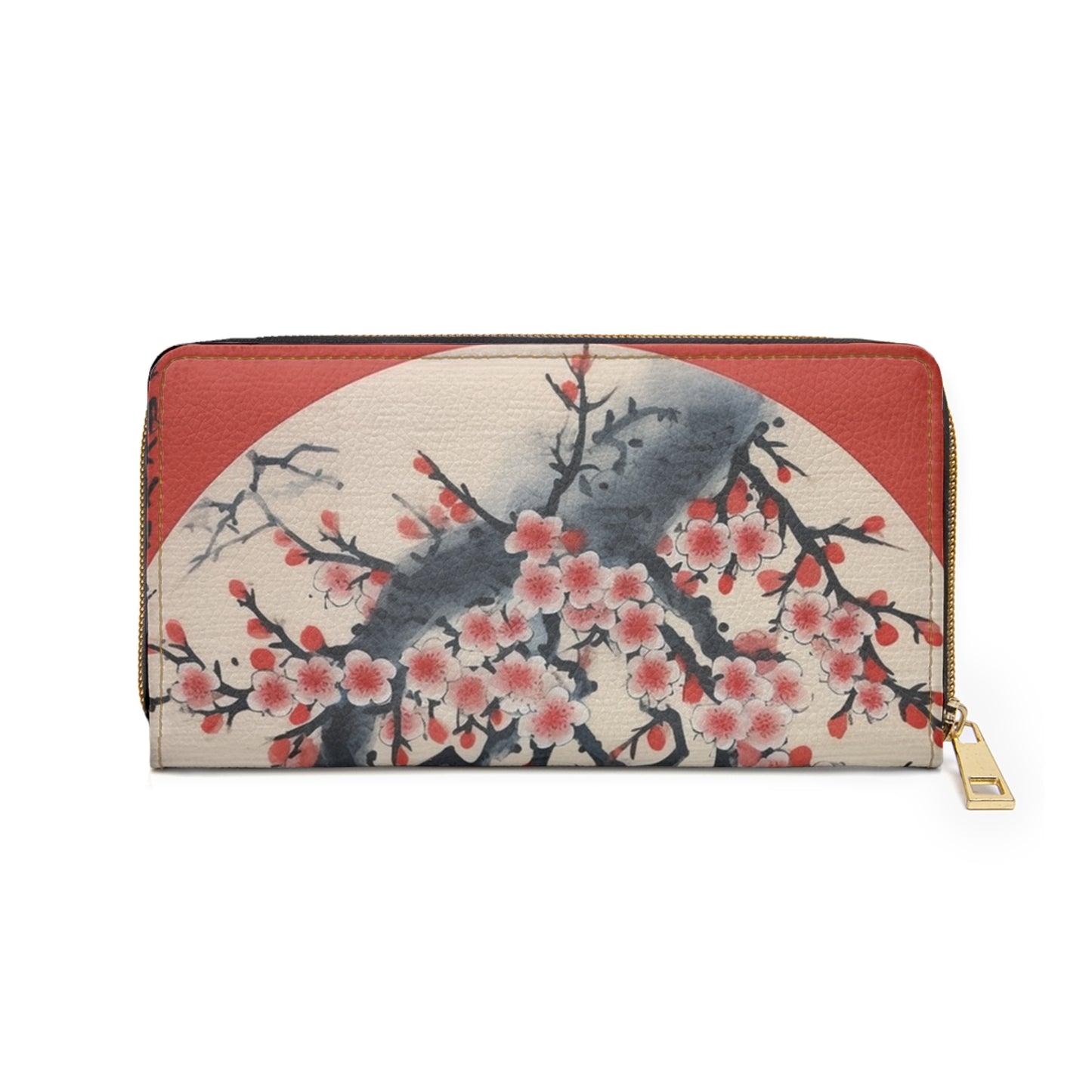 Enchanting Petal Symphony: Zipper Wallet