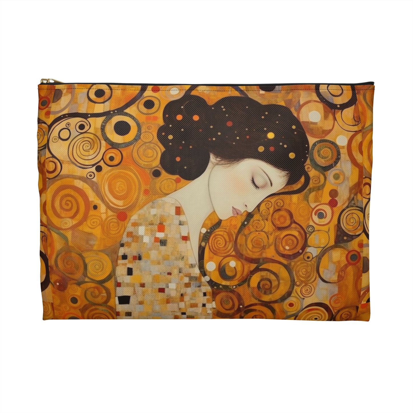 Gustav Klimt Inspired Accessory Pouch: A Tribute to the Iconic Art of the Vienna Secession