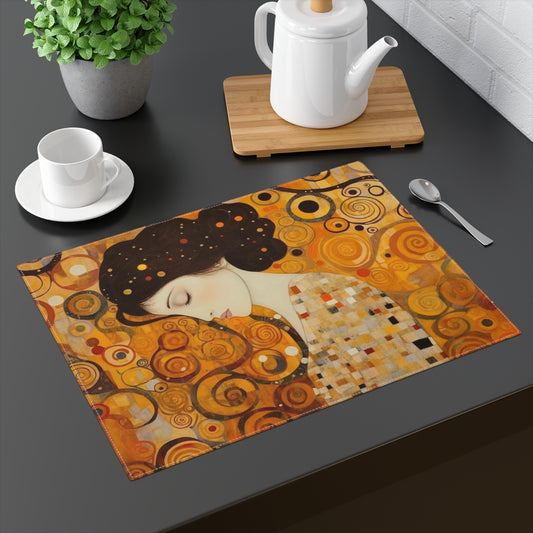 Gustav Klimt Inspired Placemat: A Tribute to the Iconic Art of the Vienna Secession