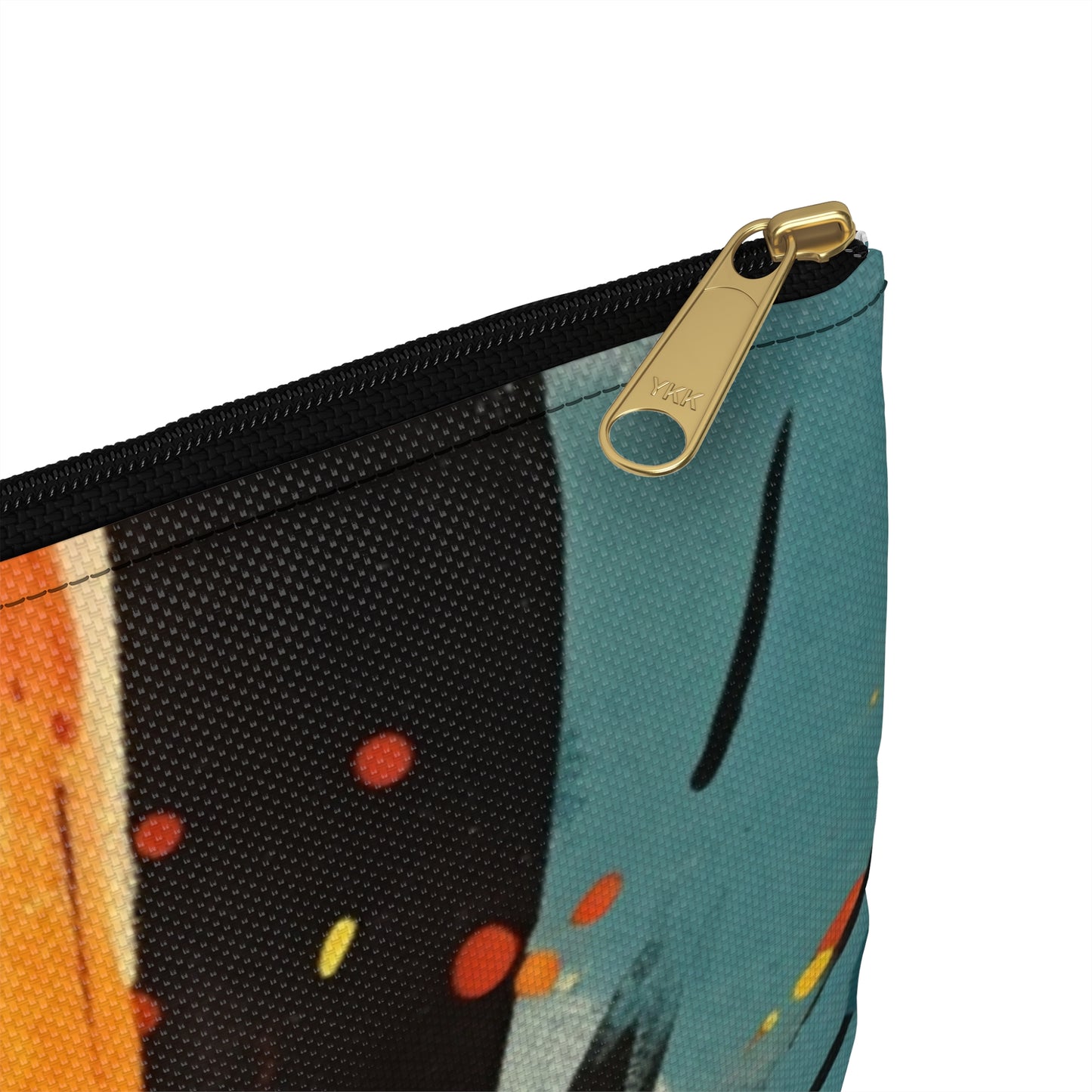 Cosmic Fusion: Abstract Art Accessory Pouch