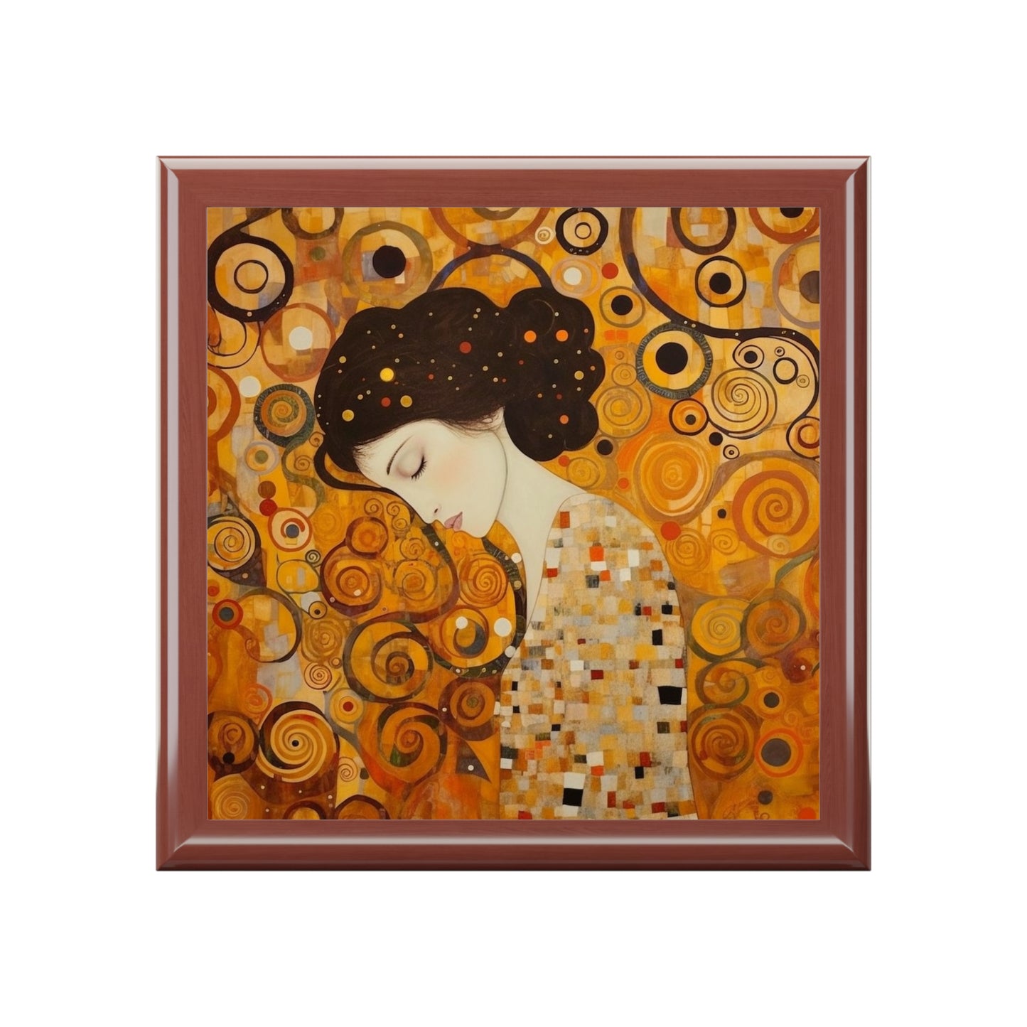 Gustav Klimt Inspired Jewelry Box A Tribute to the Iconic Art of the Vienna Secession