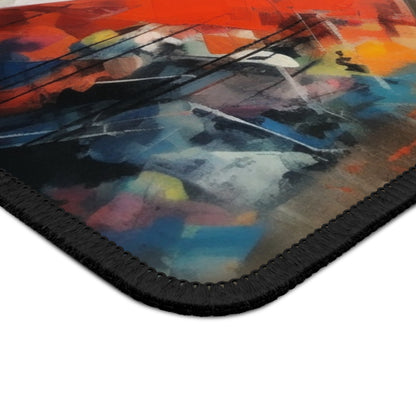 Gaming Mouse Pad with Geisha Art: Sip in Style with Japanese Artistic Flair