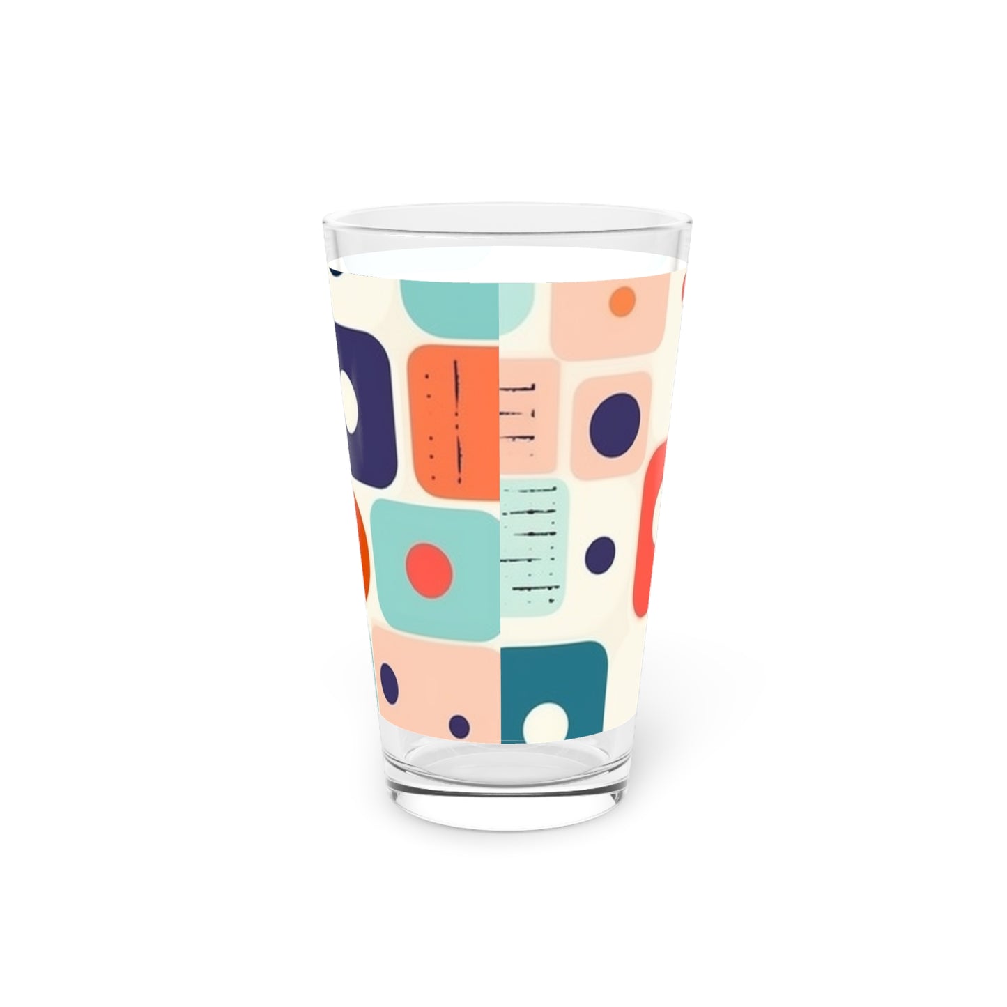 Retro Chic: Atomic Age-Inspired Pint Glass