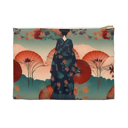 Fashionable Kimono-Inspired Accessory Pouch: Unleash Your Style