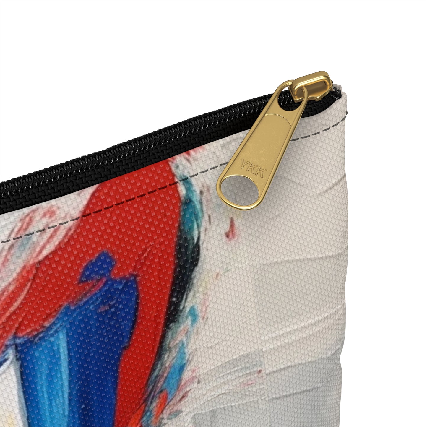 Abstract Accessory Pouch for Art Lovers: Butterfly-Inspired Delight