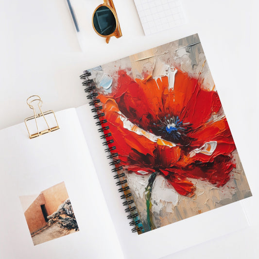 Unleash Your Creativity with Poppy Spiral Notebook: A Blossoming Artistic Journey