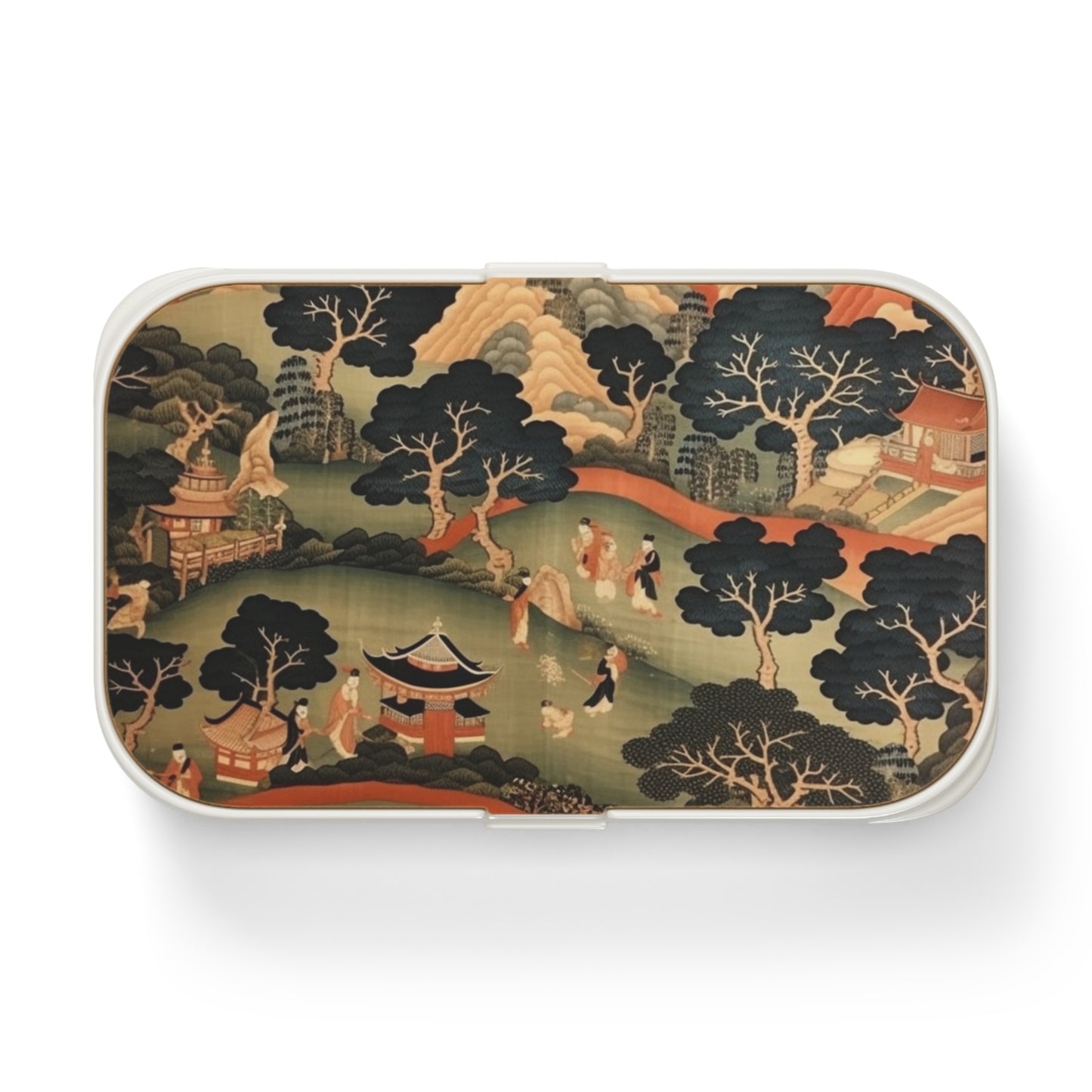 Tapestry Treasures: Japanese-inspired Bento Box for Art Lovers