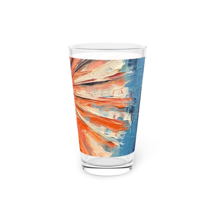 Umbrella Painting Pint Glass: Channel Your Inner Artist with Abstract Oil Paint