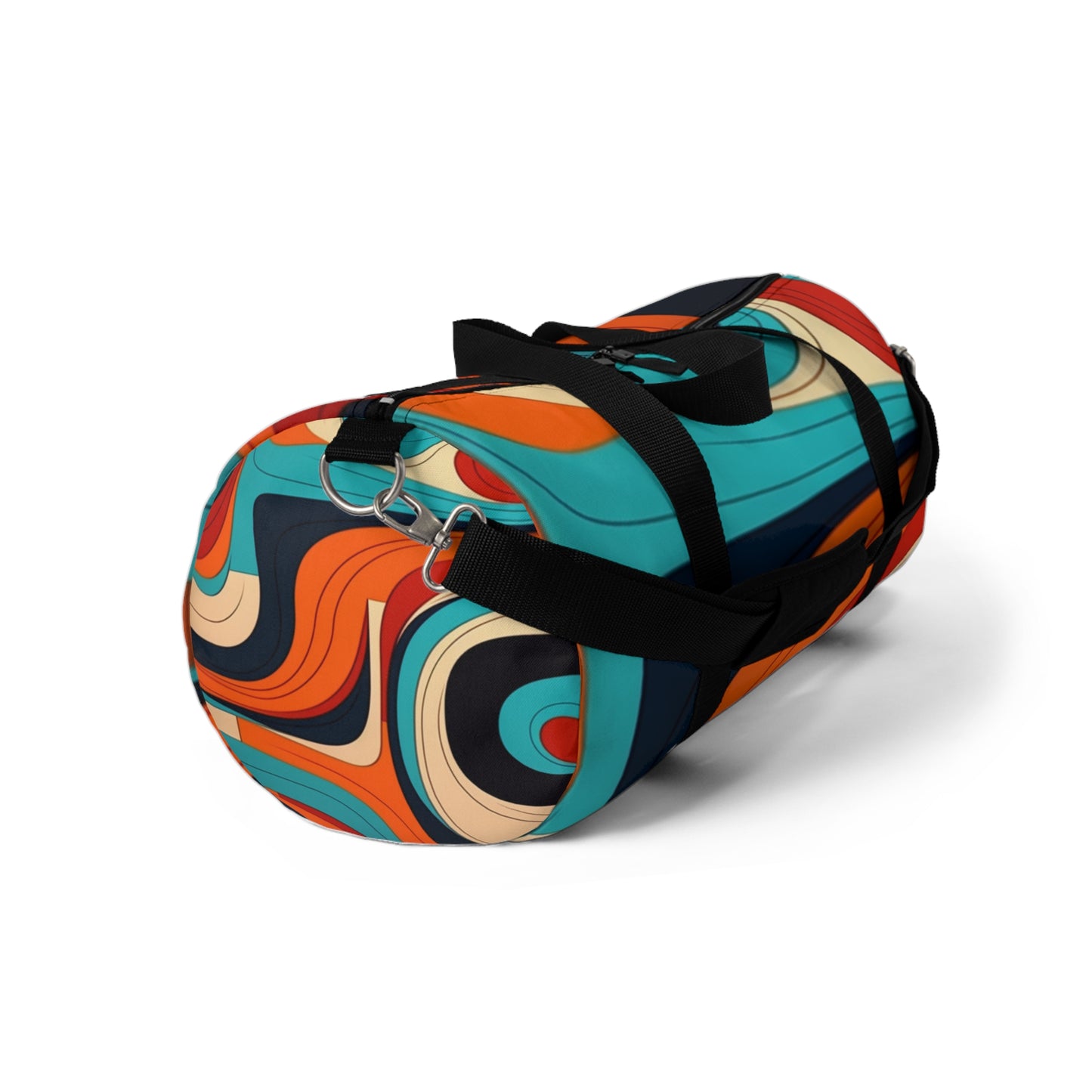 Midcentury Abstractions: Abstract-Inspired Duffel Bag for Atomic Age Design