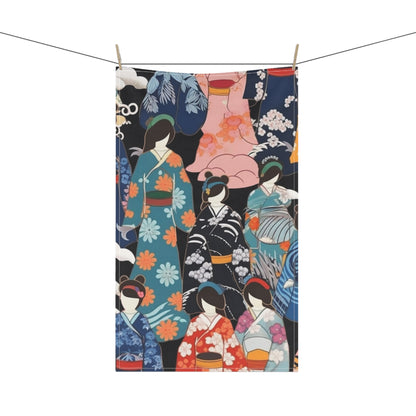 Kimono Dreams Kitchen Towel: Experience Japanese Elegance