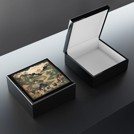 Japanese Tapestry Jewelry Box: Embrace the Artistic Splendor