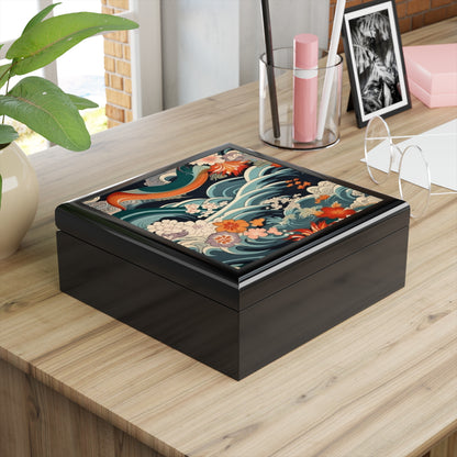 Elegant Kimono Jewelry Box: Embrace Japanese Artistry