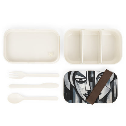 Cubist Paintings Bento Box: Captivating Brush Strokes