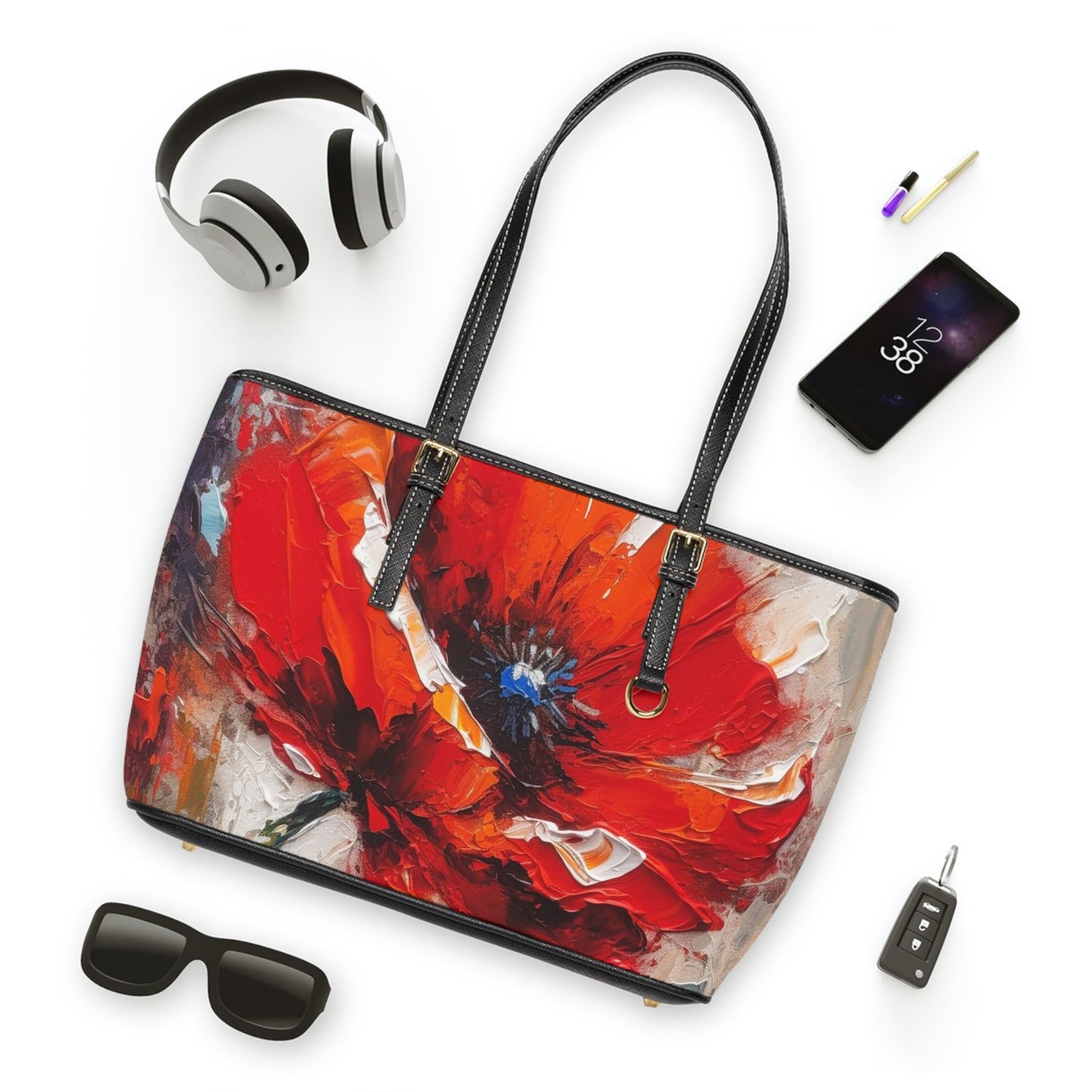 Unleash Your Creativity with Poppy PU Leather Shoulder Bag: A Blossoming Artistic Journey