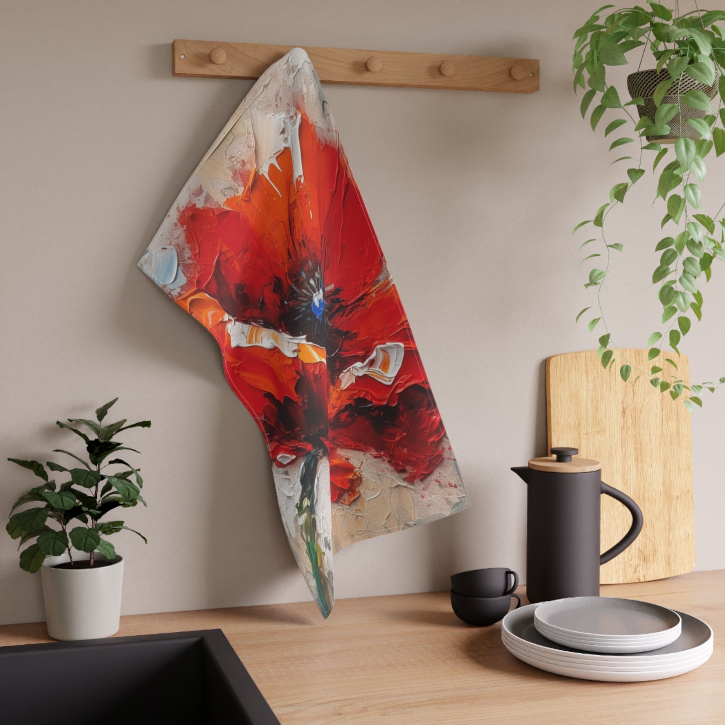 Unleash Your Creativity with Poppy Kitchen Towel: A Blossoming Artistic Journey