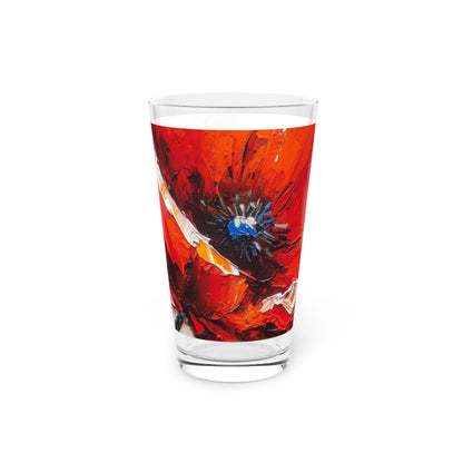 Unleash Your Creativity with Poppy Pint Glass: A Blossoming Artistic Journey